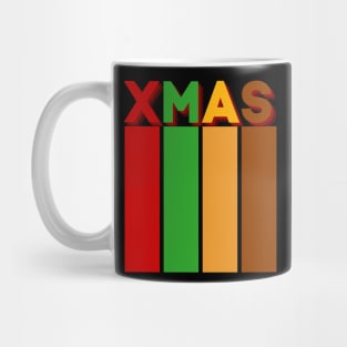 Christmas in Red, Green, Yellow, and Brown: A Warm and Welcoming Holiday Mug